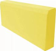 Бордюр газонный желтый, разм. 500х200х80мм